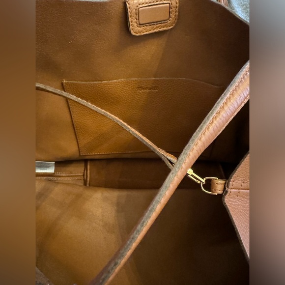 NWOT Madewell The Shopper Tote in Soft Grain Pebbled Leather - Picture 9 of 10
